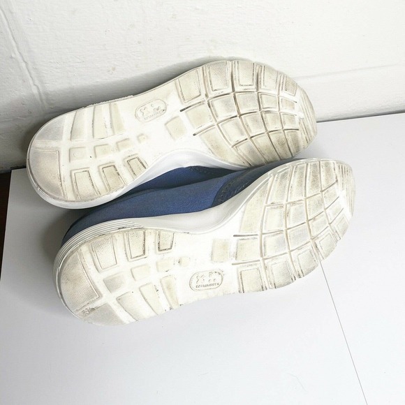 Marc Joseph New York SZ 11 Mens Leather Extra Light Woven Wingtip Lace up Blue - Picture 10 of 11